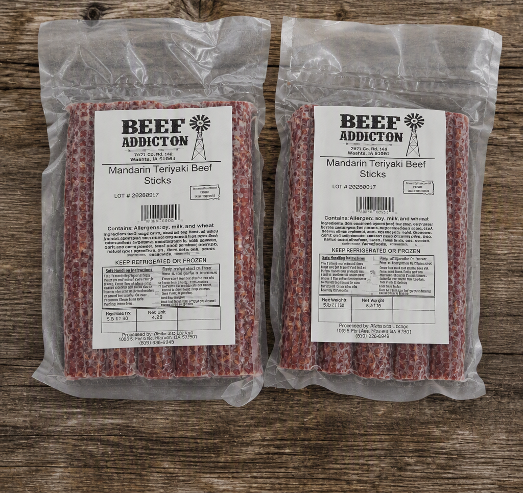 Mandarin Teriyaki Beef Sticks
